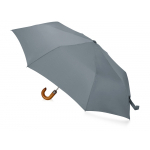 Зонт складной Cary, полуавтоматический, 3 сложения, с чехлом, серый, фото 1