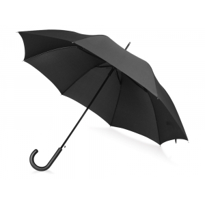 Зонт-трость Wind, полуавтомат, черный - купить оптом