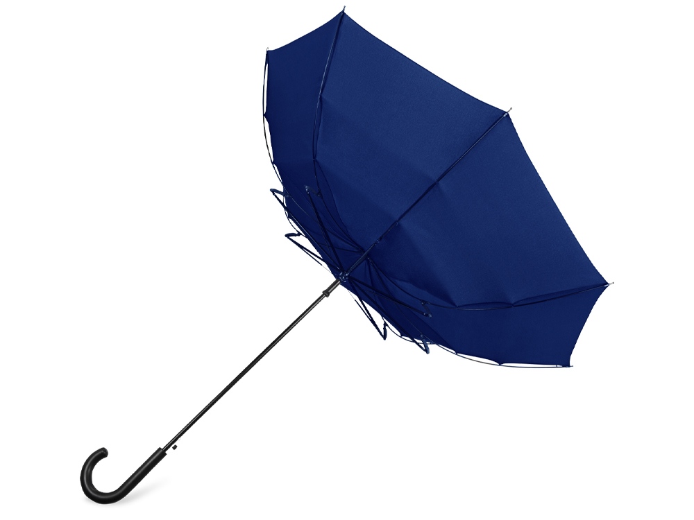 Зонт-трость Wind, полуавтомат, темно-синий - купить оптом