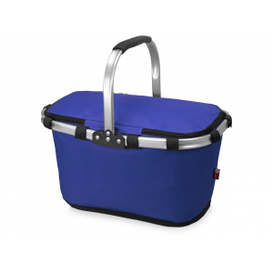 Изотермическая сумка-холодильник FROST складная с алюминиевой рамой, синий - купить оптом