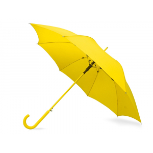 Зонт-трость Color полуавтомат, желтый - купить оптом