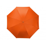 Зонт-трость Silver Color полуавтомат, оранжевый/серебристый, фото 4