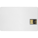 Флеш-карта USB 2.0 16 Gb в виде пластиковой карты Card, белый, фото 3