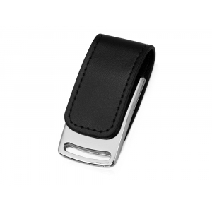 Флеш-карта USB 2.0 16 Gb с магнитным замком Vigo, черный/серебристый - купить оптом