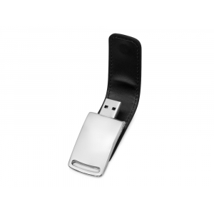 Флеш-карта USB 2.0 16 Gb с магнитным замком Vigo, черный/серебристый - купить оптом
