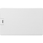 Флеш-карта USB 2.0 16 Gb в виде металлической карты Card Metal, серебристый, фото 3