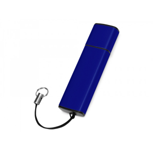 Флеш-карта USB 2.0 16 Gb металлическая с колпачком Borgir, темно-синий - купить оптом