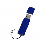 Флеш-карта USB 2.0 16 Gb металлическая с колпачком Borgir, темно-синий, фото 1