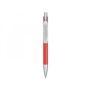 Ручка металлическая шариковая Large, красный/серебристый - купить оптом