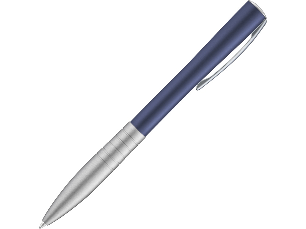 Ручка шариковая металлическая RAISE, темно-синий/серый - купить оптом