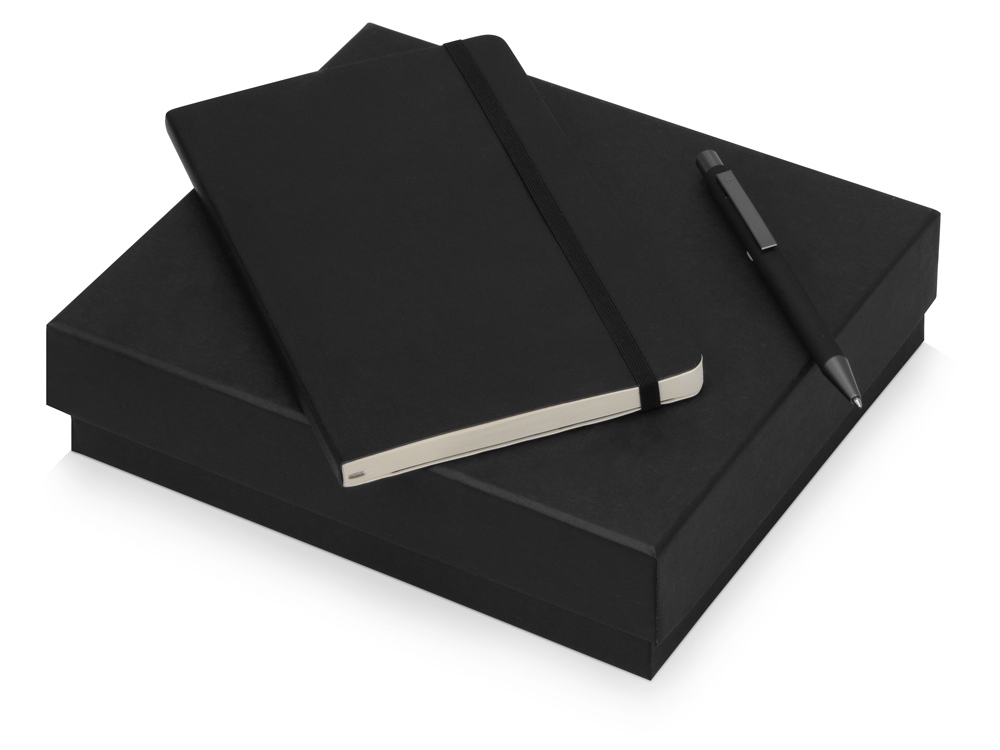 Подарочный набор Moleskine Van Gogh с блокнотом А5 Soft и ручкой, черный - купить оптом