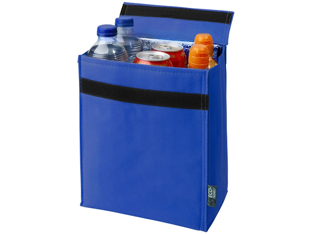 Нетканая сумка-холодильник для ланчей Triangle, ярко-синий - купить оптом