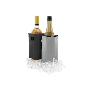Охладитель-чехол для бутылки вина или шампанского Cooling wrap, черный - купить оптом