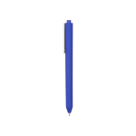 Ручка шариковая Pigra модель P03 PRM софт-тач, синий/белый, фото 2