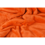 Плед мягкий флисовый Fancy, оранжевый, фото 1