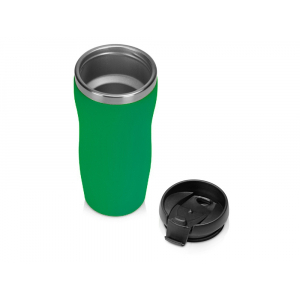 Термокружка Mony Steel 350 мл, soft touch, зеленый - купить оптом