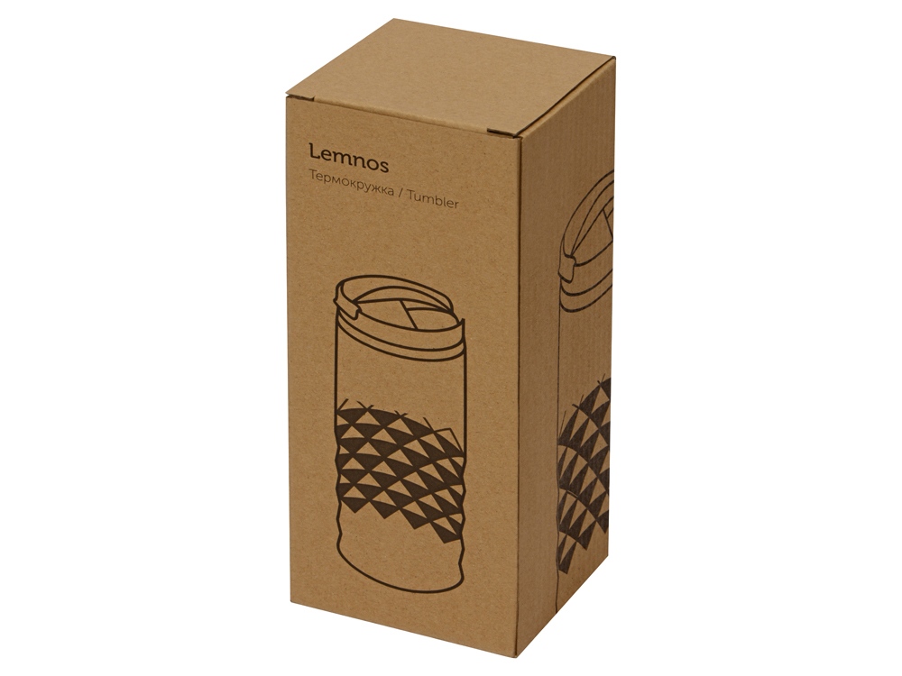 Термокружка Lemnos 350 мл, черный - купить оптом