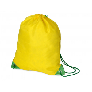Рюкзак- мешок Clobber, желтый/зеленый - купить оптом