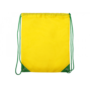 Рюкзак- мешок Clobber, желтый/зеленый - купить оптом