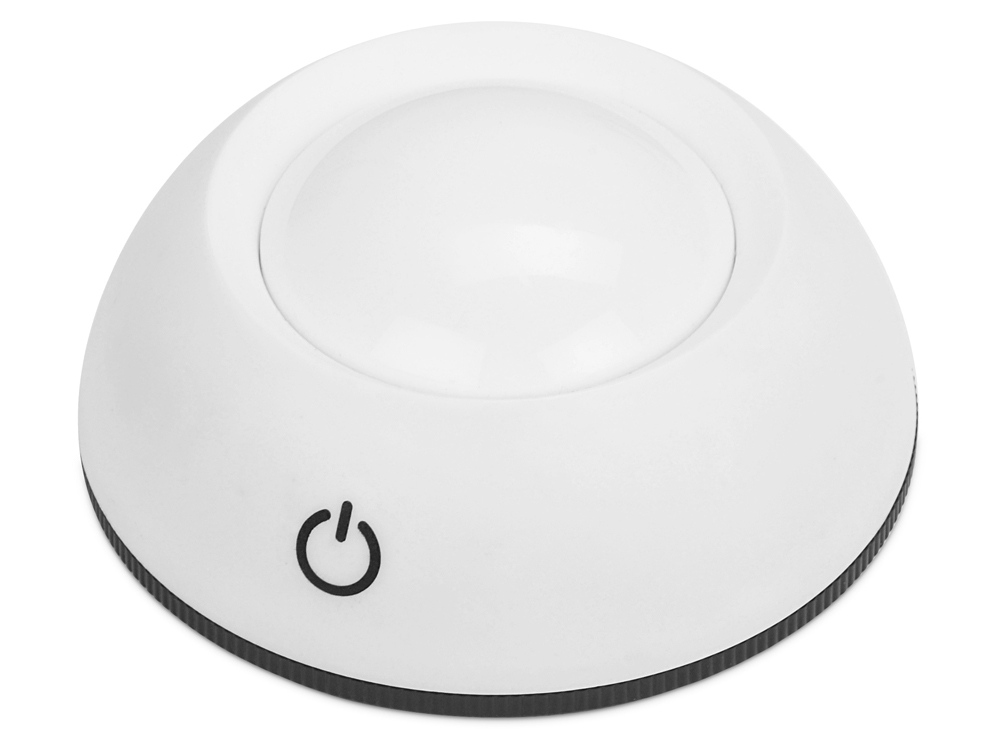 Мини-светильник с сенсорным управлением Orbit, белый/черный - купить оптом