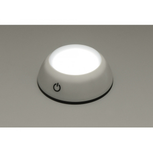 Мини-светильник с сенсорным управлением Orbit, белый/черный - купить оптом