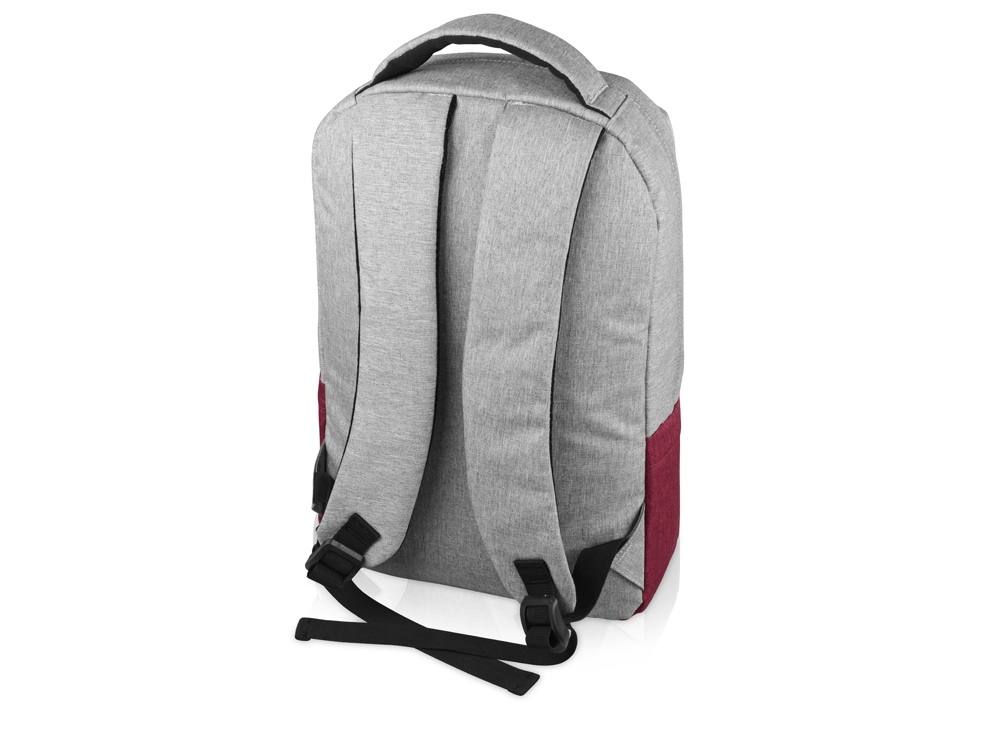 Рюкзак Fiji с отделением для ноутбука, серый/красный - купить оптом