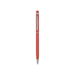 Ручка-стилус металлическая шариковая Jucy, красный, фото 1
