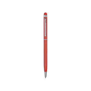 Ручка-стилус металлическая шариковая Jucy, красный - купить оптом