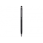 Ручка-стилус металлическая шариковая Jucy черный, фото 1