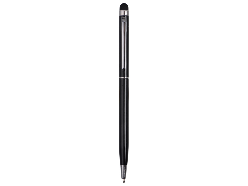 Ручка-стилус металлическая шариковая Jucy черный - купить оптом