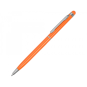 Ручка-стилус металлическая шариковая Jucy, оранжевый - купить оптом