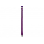 Ручка-стилус металлическая шариковая Jucy, фиолетовый, фото 1