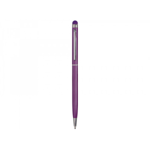 Ручка-стилус металлическая шариковая Jucy, фиолетовый - купить оптом