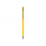 Ручка-стилус металлическая шариковая Jucy, желтый, фото 1