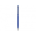 Ручка-стилус шариковая Jucy Soft с покрытием soft touch, синий, фото 1