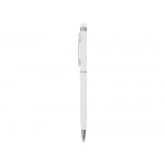 Ручка-стилус шариковая Jucy Soft с покрытием soft touch, белый, фото 2