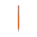 Ручка-стилус шариковая Jucy Soft с покрытием soft touch, оранжевый, фото 1