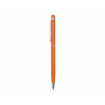 Ручка-стилус шариковая Jucy Soft с покрытием soft touch, оранжевый, фото 2