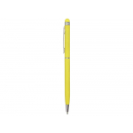Ручка-стилус шариковая Jucy Soft с покрытием soft touch, желтый, фото 2