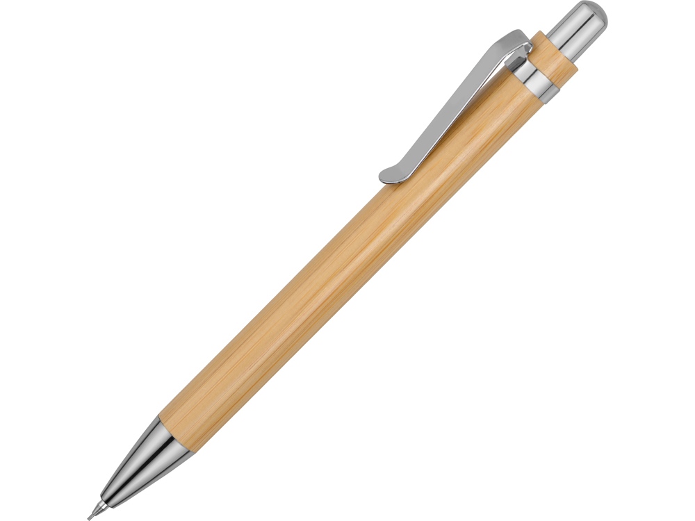 Механический карандаш Bamboo, бамбуковый корпус., натуральный - купить оптом