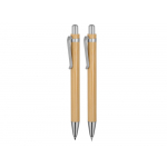 Набор Bamboo шариковая ручка и механический карандаш, натуральный, фото 1