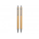 Набор Bamboo шариковая ручка и механический карандаш, натуральный, фото 2