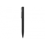 Ручка шариковая пластиковая Bon с покрытием soft touch, черный, фото 2