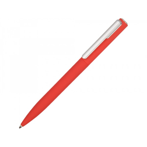 Ручка шариковая пластиковая Bon с покрытием soft touch, красный - купить оптом