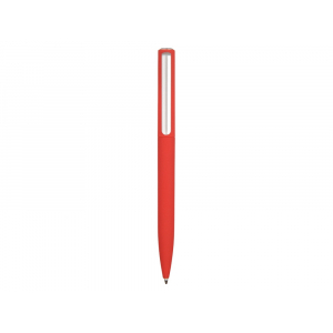 Ручка шариковая пластиковая Bon с покрытием soft touch, красный - купить оптом