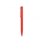 Ручка шариковая пластиковая Bon с покрытием soft touch, красный, фото 2