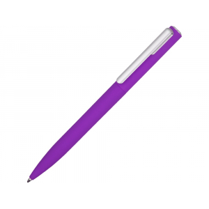 Ручка шариковая пластиковая Bon с покрытием soft touch, фиолетовый - купить оптом