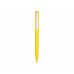 Ручка шариковая пластиковая Bon с покрытием soft touch, желтый, фото 1