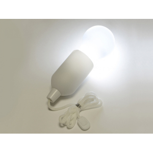 Портативная лампа на шнурке Pulli, белый - купить оптом