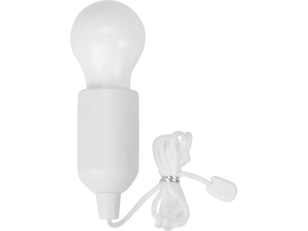 Портативная лампа на шнурке Pulli, белый - купить оптом